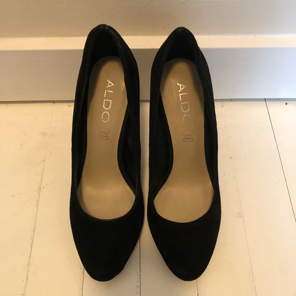 Aldo Black Suede Stilettos - Picture 3 of 3